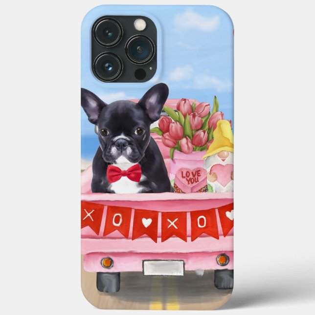French Bulldog Valentine's Day Truck Case-Mate iPhone Case (Back)
