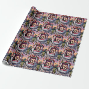 French Bulldog Valentine's Day Wrapping Paper