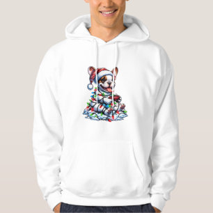 French Bulldog Video Game Controller Light Snow Sa Hoodie