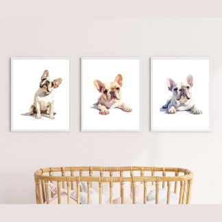 French Bulldog Wall Art, French Bulldog Decor