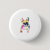 French Bulldog Watercolor Hand Draw For Dog Lover