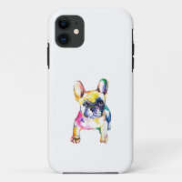 French Bulldog Watercolor Hand Draw For Dog Lover