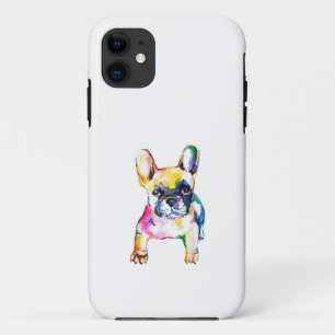 French Bulldog Watercolor Hand Draw For Dog Lover iPhone 11 Case