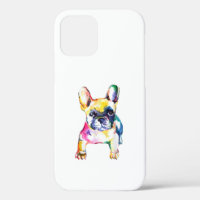 French Bulldog Watercolor Hand Draw For Dog Lover