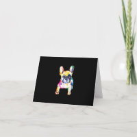 French Bulldog Watercolor Hand Drawing Gift