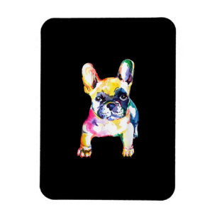 French Bulldog Watercolor Hand Drawing Gift Magnet