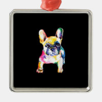 French Bulldog Watercolor Hand Drawing Gift