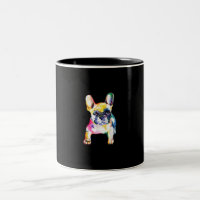 French Bulldog Watercolor Hand Drawing Gift