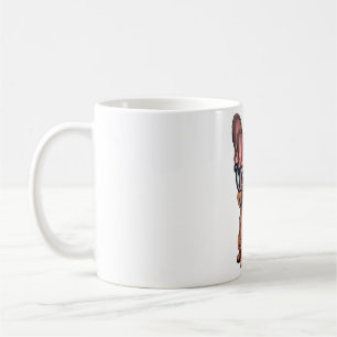 French Bulldog Wearing Glasses Coffee Mug