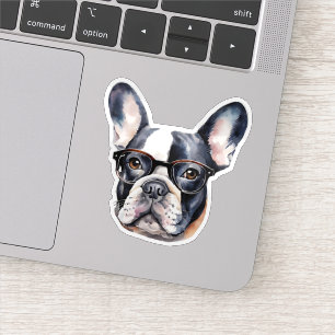 French Bulldog Wearing Glasses Waterproof