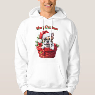French Bulldog Weihnachtskorb  Christmas  Hoodie