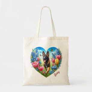 French Bulldog with birthday cake Tote Bag