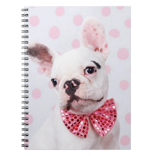 French Bulldog with Bow Tie Notebook (Front)
