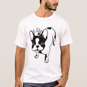 French bulldog with crown T-Shirt