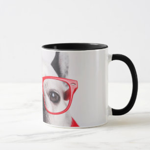 French Bulldog with Glasses and Shirt Mug