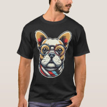 French BullDog With Glasses Frenchie