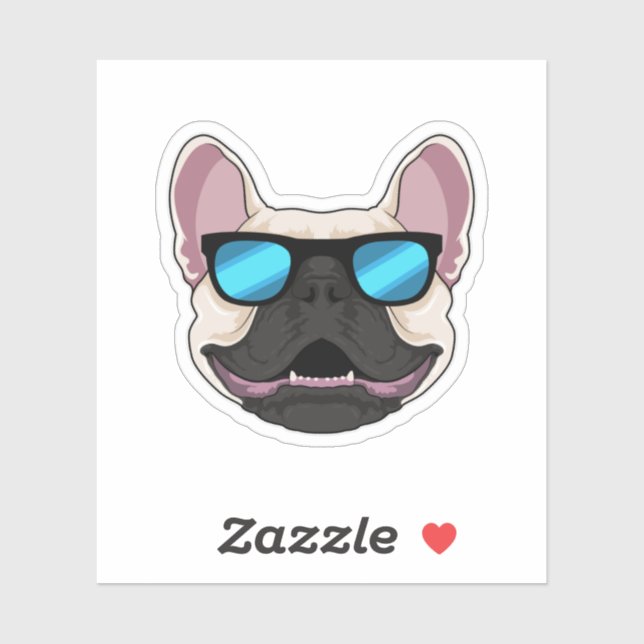 French Bulldog with Sunglasses (Sheet)