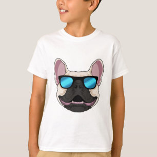 French Bulldog with Sunglasses T-Shirt