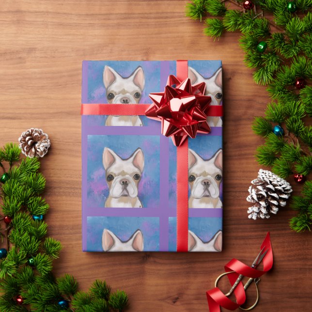 FRENCH BULLDOG        WRAPPING PAPER (Holiday Gift)