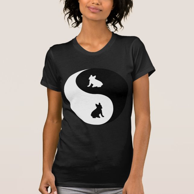 French Bulldog Yin Yang T-Shirt (Front)