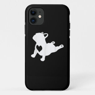 French Bulldog Yoga Love Heart Frenchie Workout iPhone 11 Case