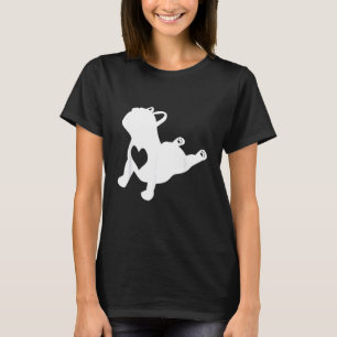 French Bulldog Yoga Pose Love Heart Frenchie Worko T-Shirt