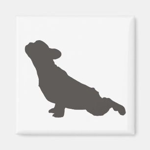 French Bulldog Yoga Pose Magnet