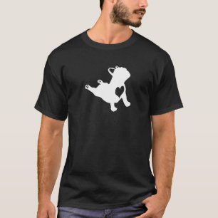 French Bulldog Yoga Pose Namaste In Bed Yoga Fitne T-Shirt