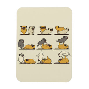 French Bulldog Yoga Poses   Dog Yoga Lovers Magnet