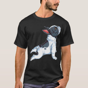 French Bulldog Yoga T shirt Frenchie Namaste Men F