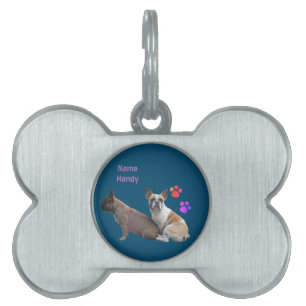 French Bulldogge Pet ID Tag