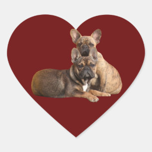 French Bulldogge Round sticker