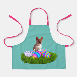 French Bulldogge Schouter Easter Apron