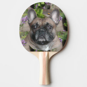 French bulldogge table tennis racquet ping pong paddle