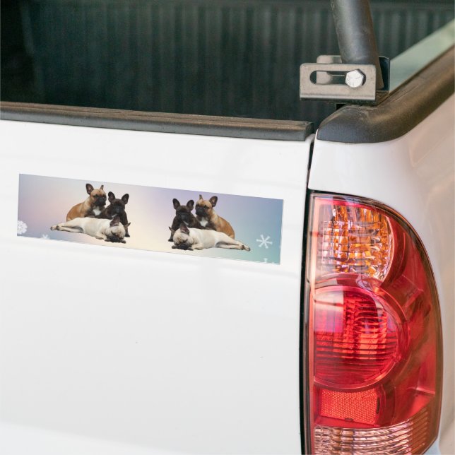 French bulldoggen car sticker (On Truck)