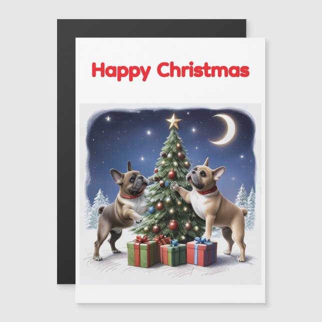 French bulldoggen Christmas tree (Front/Back)