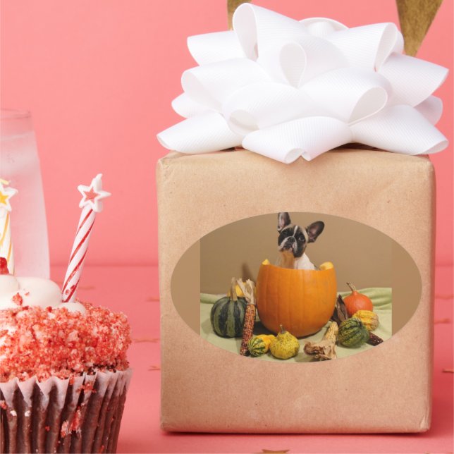 French Bulldoggen Halloween sticker (Party)