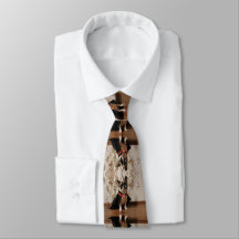 French Bulldoggen Happy New Year tie