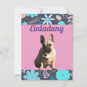 French Bulldoggen Invitation