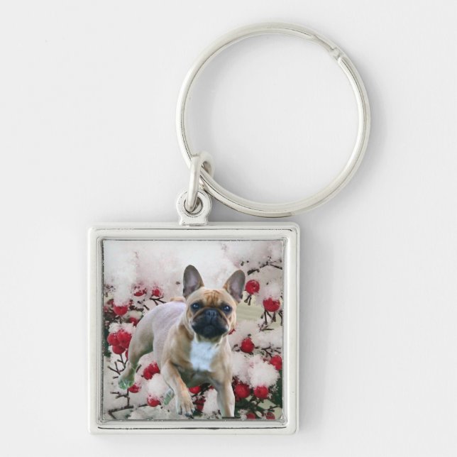 French Bulldoggen Key Ring (Front)