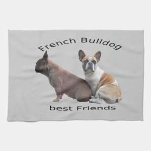French bulldoggen tea towel