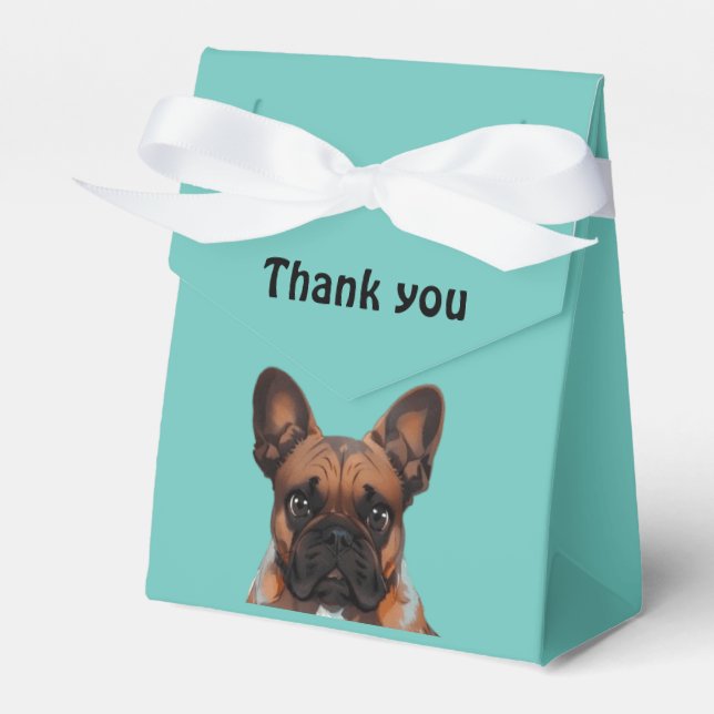 French bulldoggen two friends favour box (Front Side)