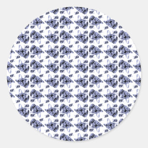 French Bulldogs Classic Round Sticker