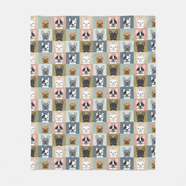 French Bulldogs cute blanket - best blanket design (Front)
