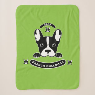 French Bulldogs - Four Legged Friends Sherpa Blanket