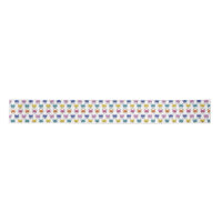 French Bulldogs Fun Animated Multicoloured Ribbon