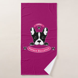 French Bulldogs - Funny Pets Gifts - Pet Accessory Bath Towel