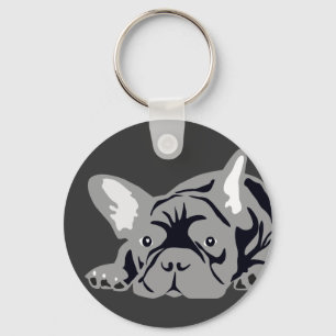 French Bulldogs Key Ring
