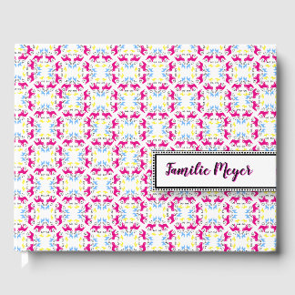 French Bulldogs Pattern Guestbook