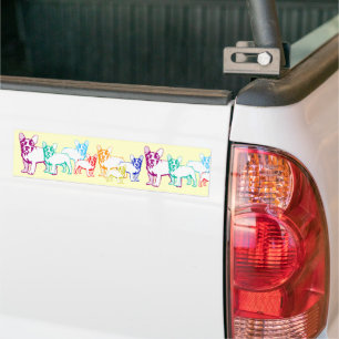 French Bulldogs Puppies Bumper Sticker